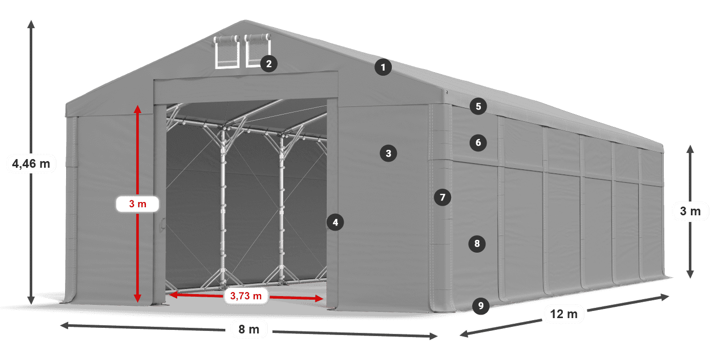MFR 620 PVC legenda 3m