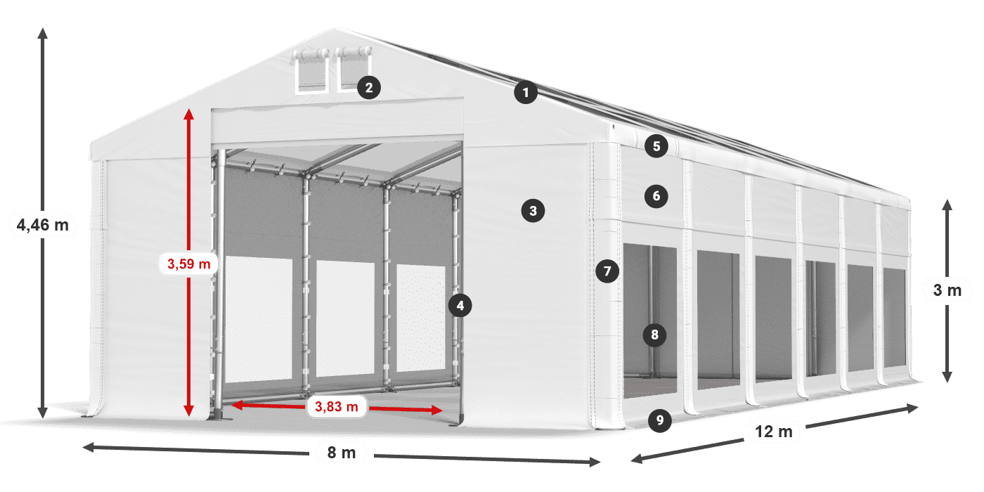 IMST 580 PVC legenda 3m