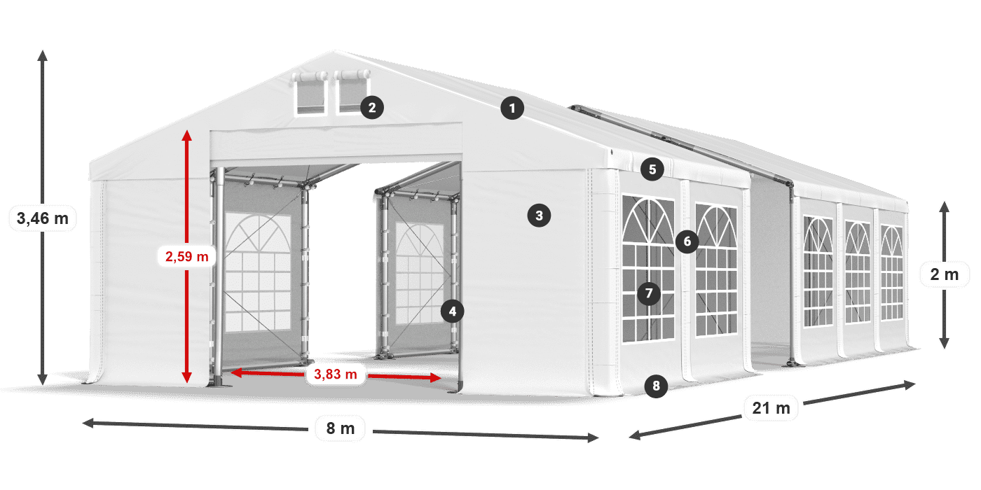 IMS 580 PVC legenda 2m