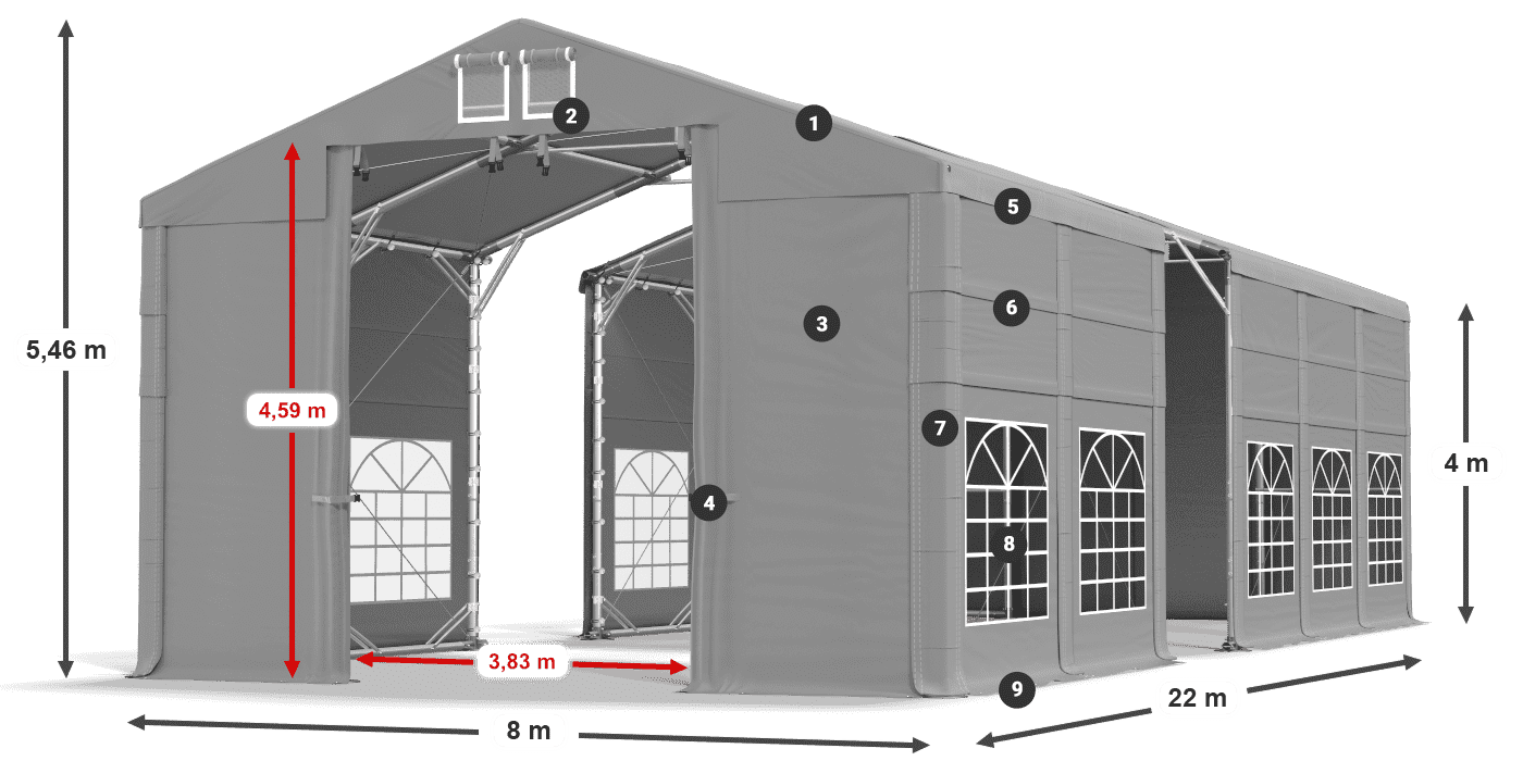 ISD 560 PVC legenda 4m