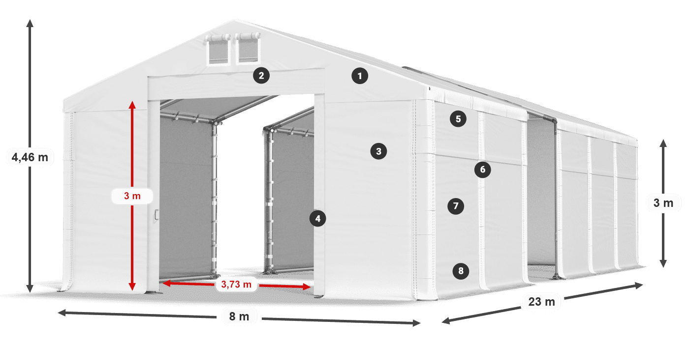 MFR 620 PVC legenda 3m