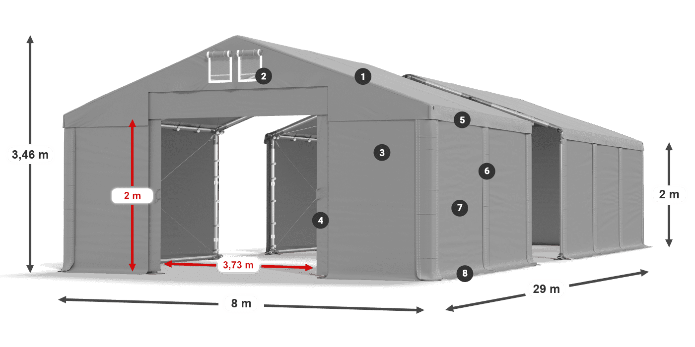 MFR 620 PVC legenda 2m