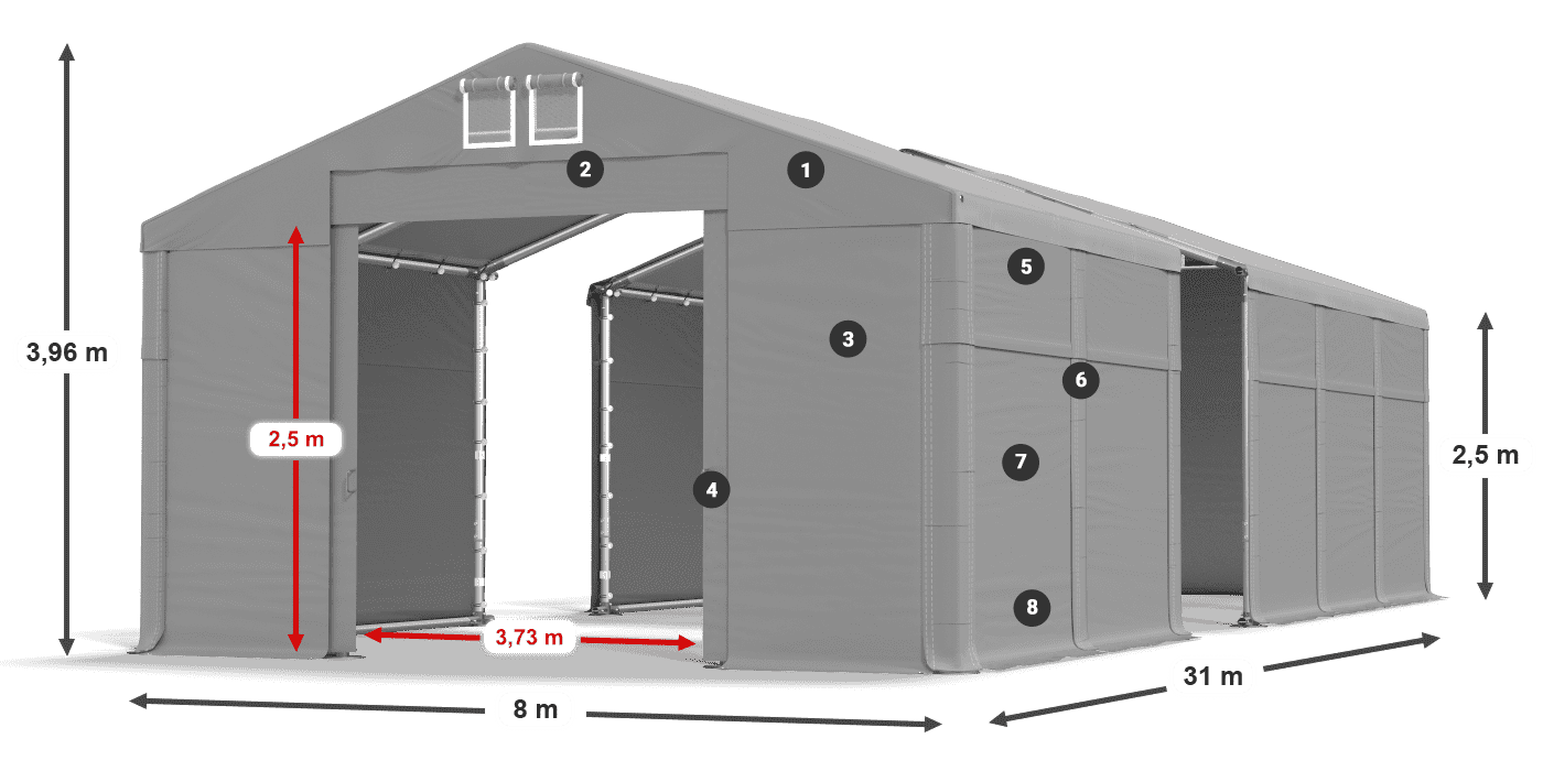 MFR 620 PVC legenda 2.5m