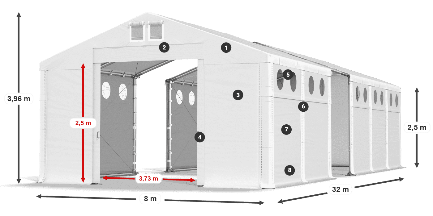 MMSO 580 PVC legenda 2.5m