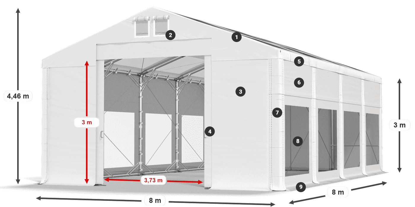 IMST 580 PVC legenda 3m
