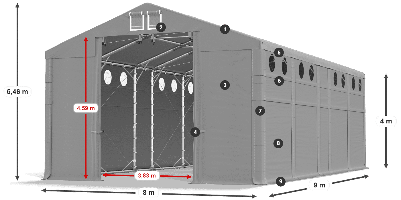 MFRO 620 PVC legenda 4m