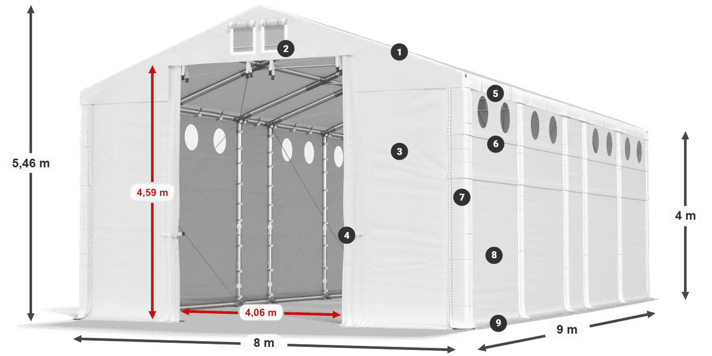 MFRO 620 PVC legenda 4m
