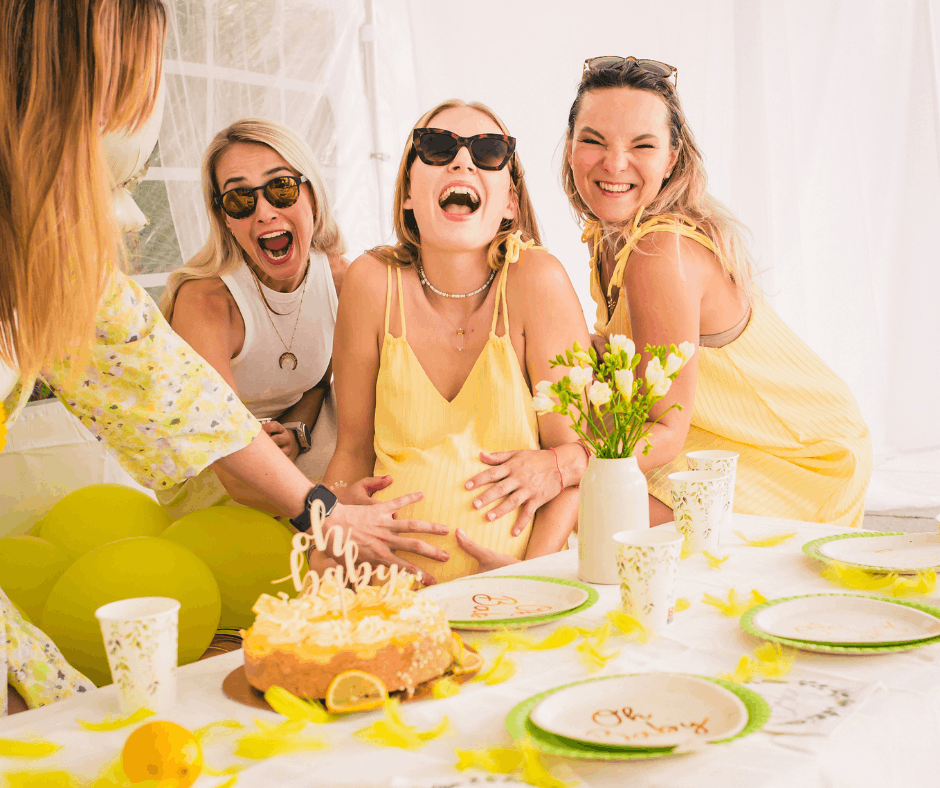 Baby shower w namiocie imprezowym – cytrynowy motyw pełen świeżości