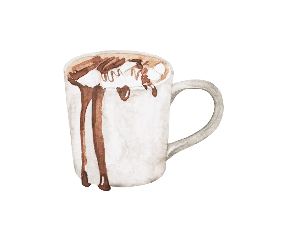 Ciepłe napoje przy stoku narciarskim