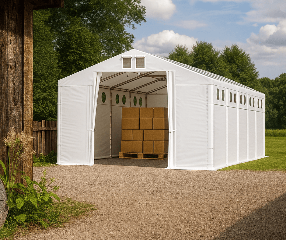 Co zrobić z namiotem magazynowym po sezonie?