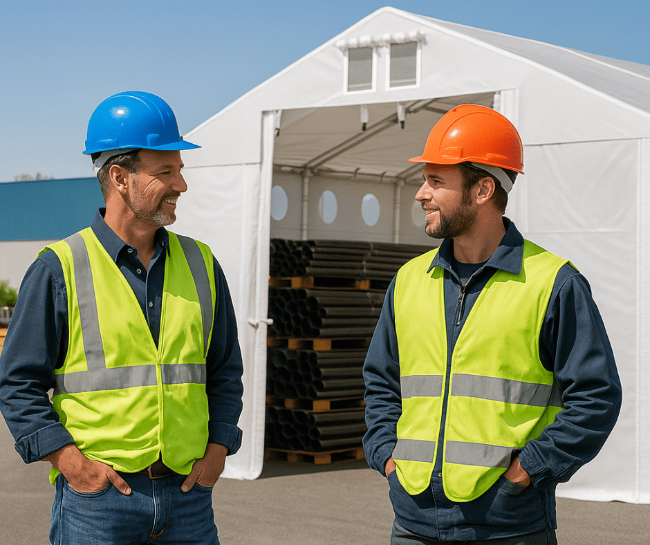Czas na reorganizację? Hala namiotowa to doskonały magazyn tymczasowy!