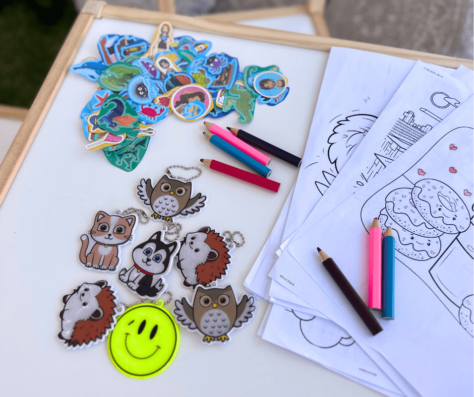 Strefa dla dzieci w namiocie eventowym podczas imprezy plenerowej