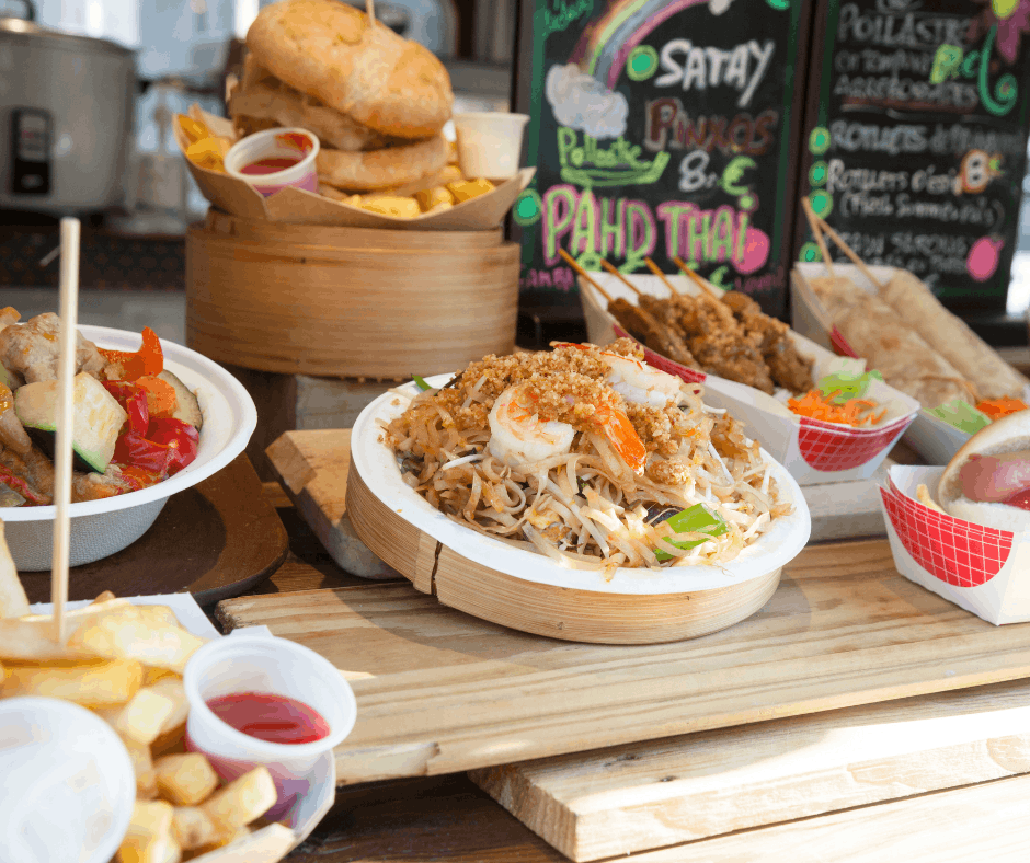 Namiot gastronomiczny do przygotowywania posiłków