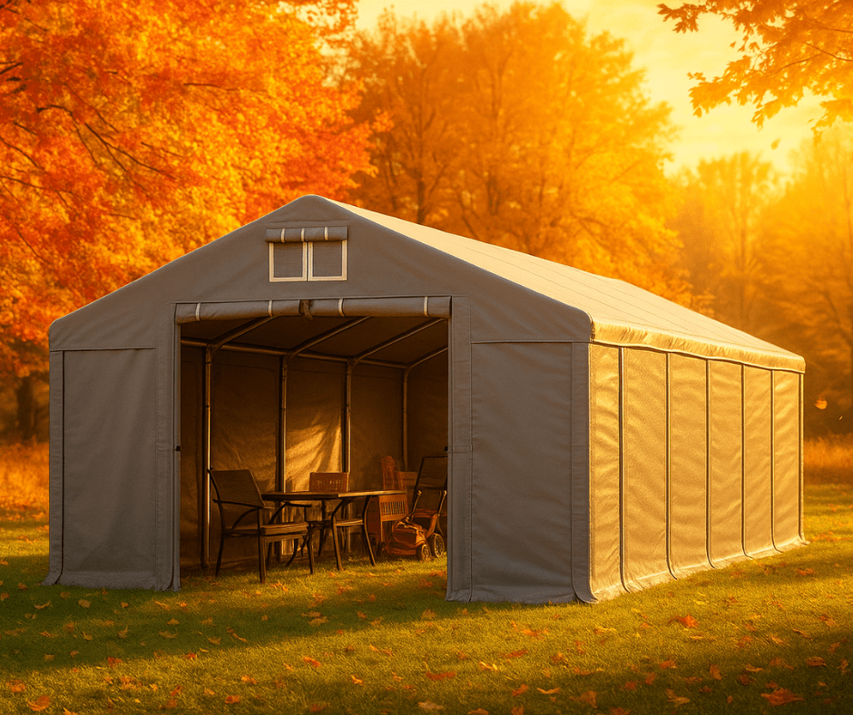 Całoroczna hala namiotowa do przechowywania