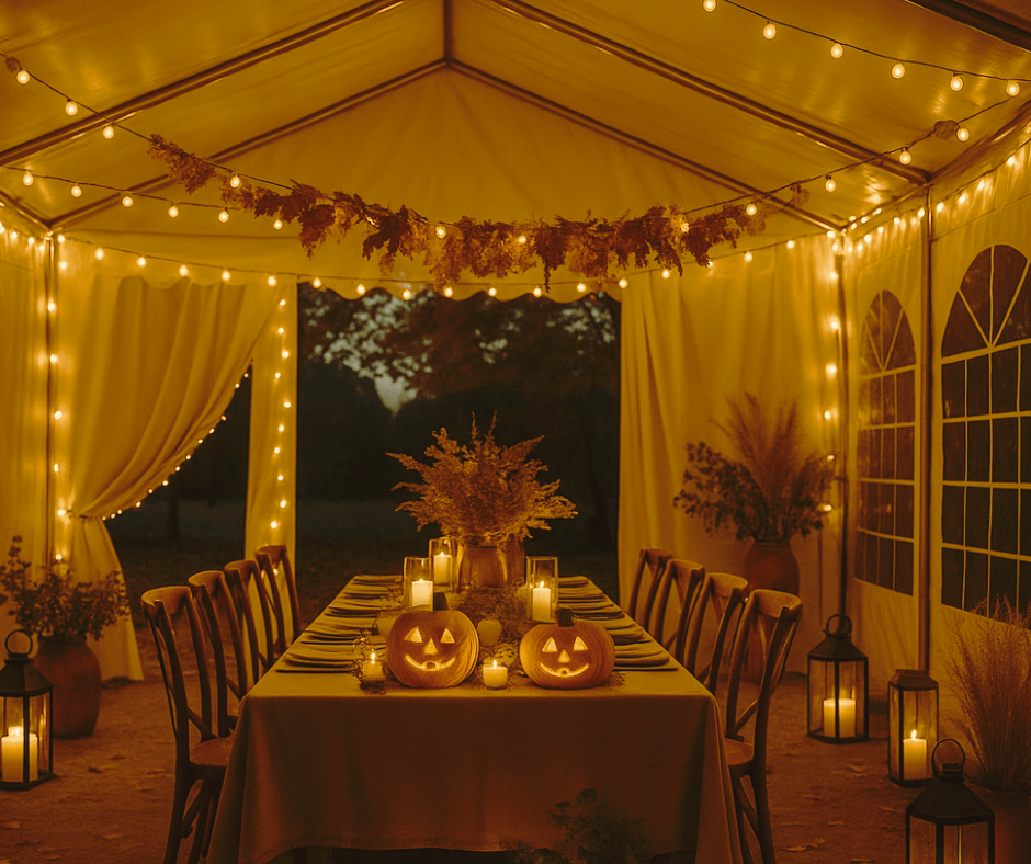 Oświetlenie namiotu imprezowego