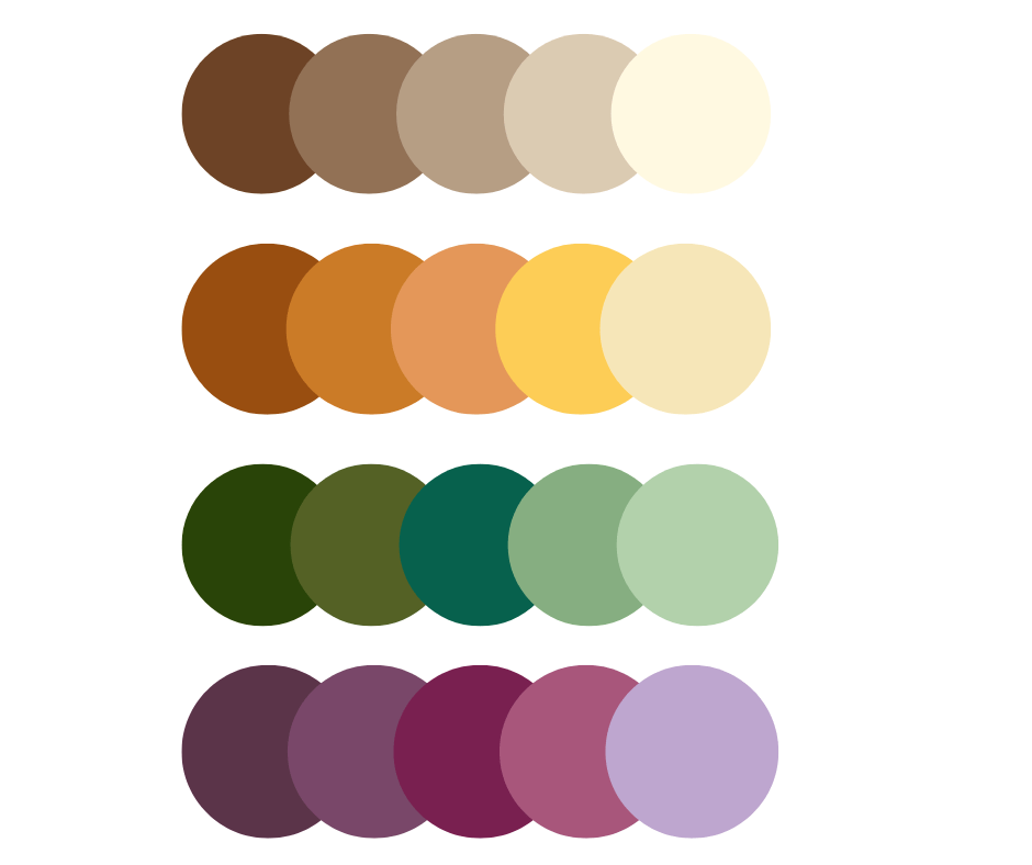 Jesienna paleta barw