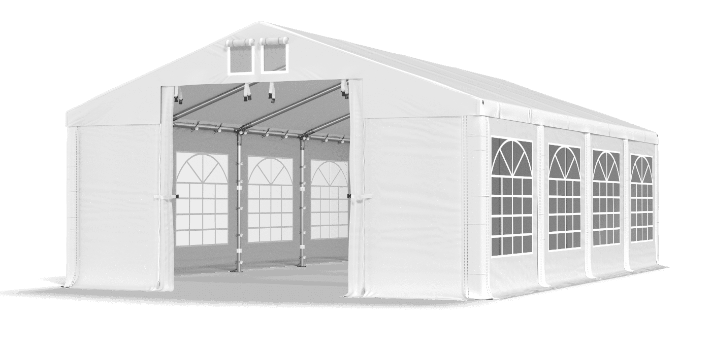 Witrażowy namiot całoroczny 5x8 m