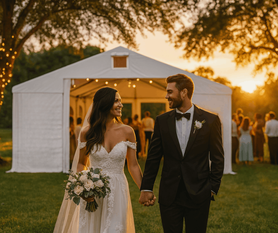 8 najlepszych dekoracji weselnych do namiotu imprezowego