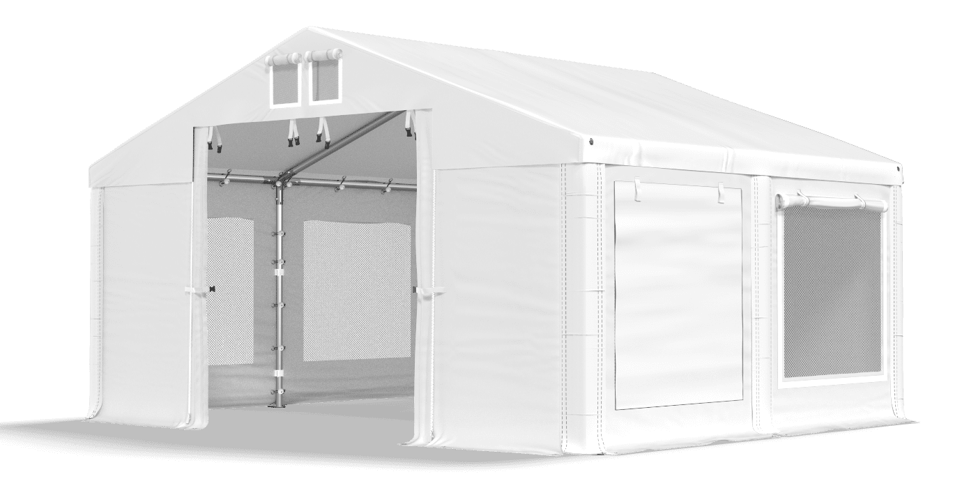 Mały namiot handlowy 4x4 m