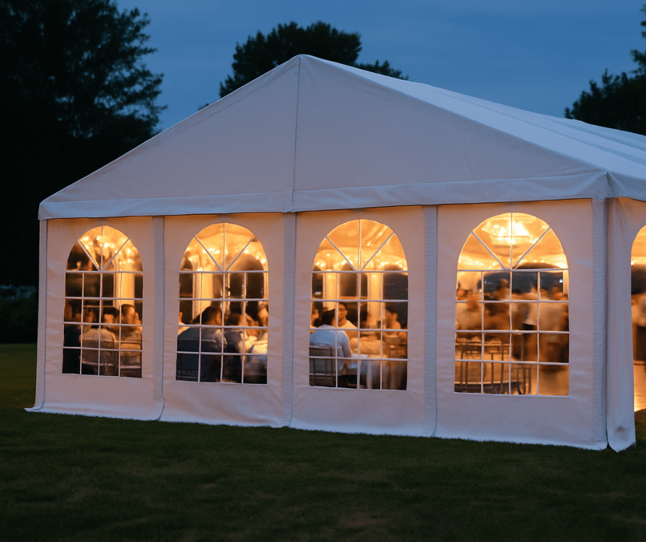 Duży namiot imprezowy na 100 osób