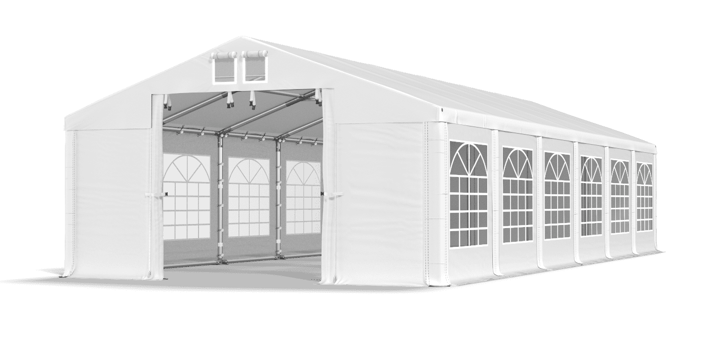 Namiot z oknami witrażowymi 8x12 m