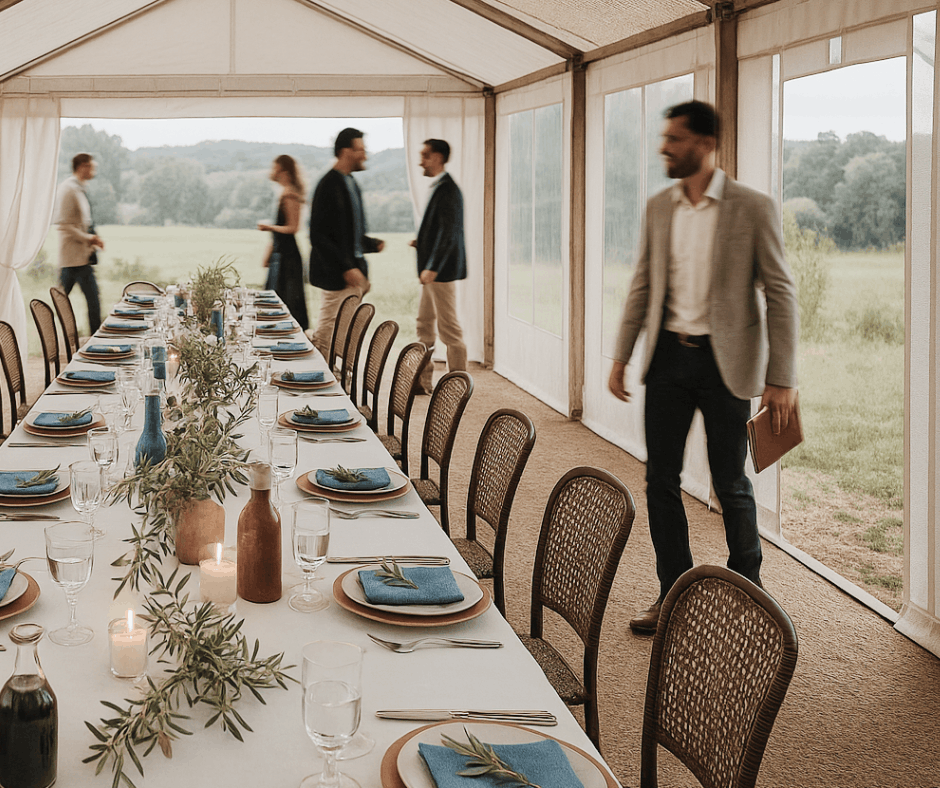 Namiot imprezowy na 20 osób