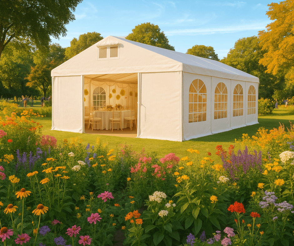 Mały namiot imprezowy