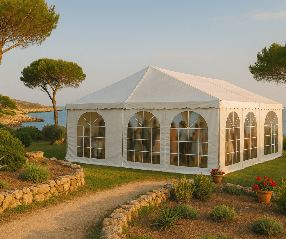 Mobilny namiot imprezowy na 40 osób