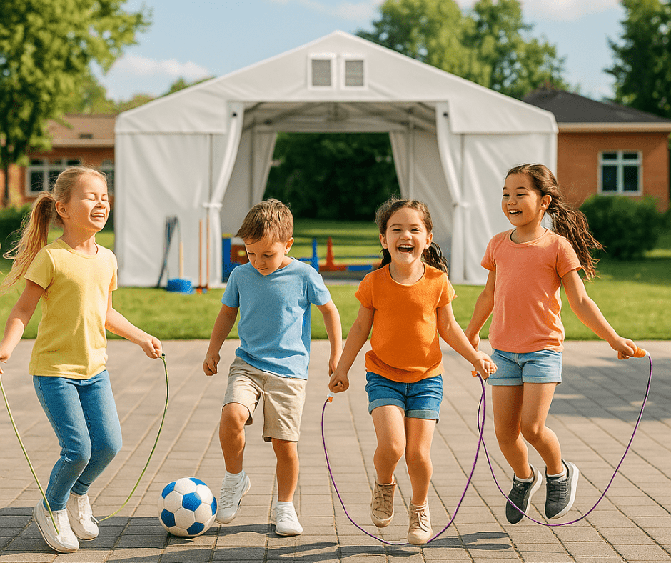 Namioty Das Company w placówkach edukacyjnych