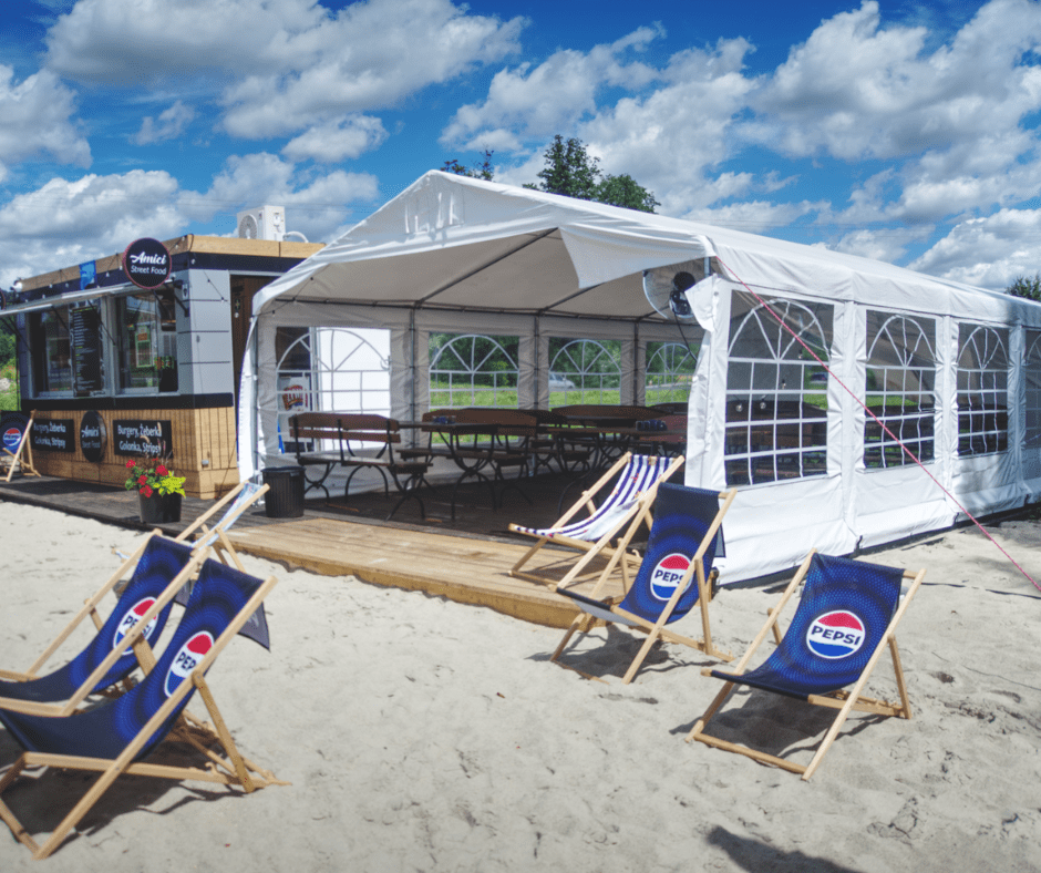 Namioty gastronomiczne Das Company w restauracji Amici MK!