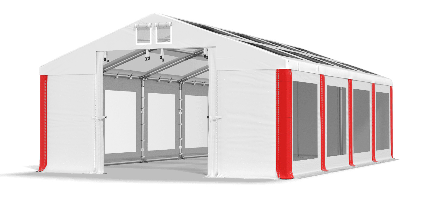 Namiot transparentny dach i boki
