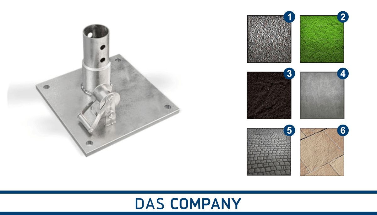 Kwadratowa stopa konstrykcyjna w namiotach ARCTIC