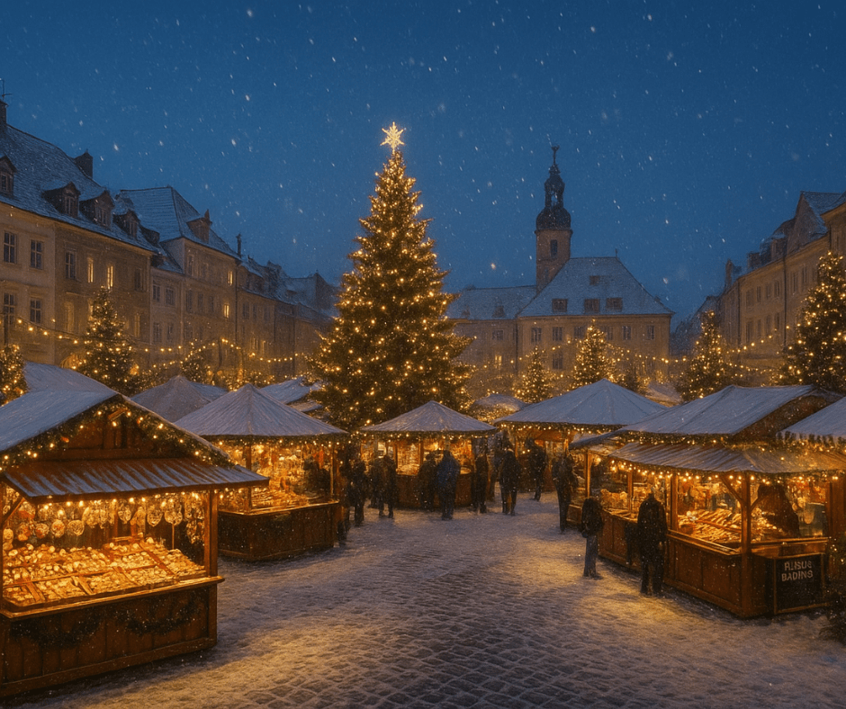 Stragany na jarmarku Bożonarodzeniowym